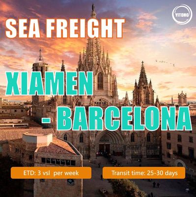 Ocean Freight Logistics From Xiamen To Barcelona, Spain